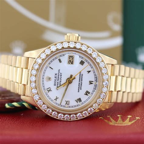 ladies rolex presidential band|41 presidential Rolex price.